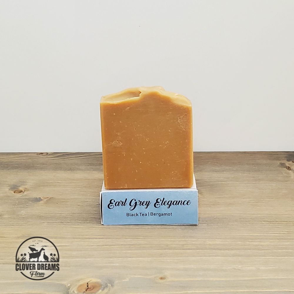 Earl Grey Elegance Goat Milk Soap Luxurious Black Tea and Bergamot Bliss