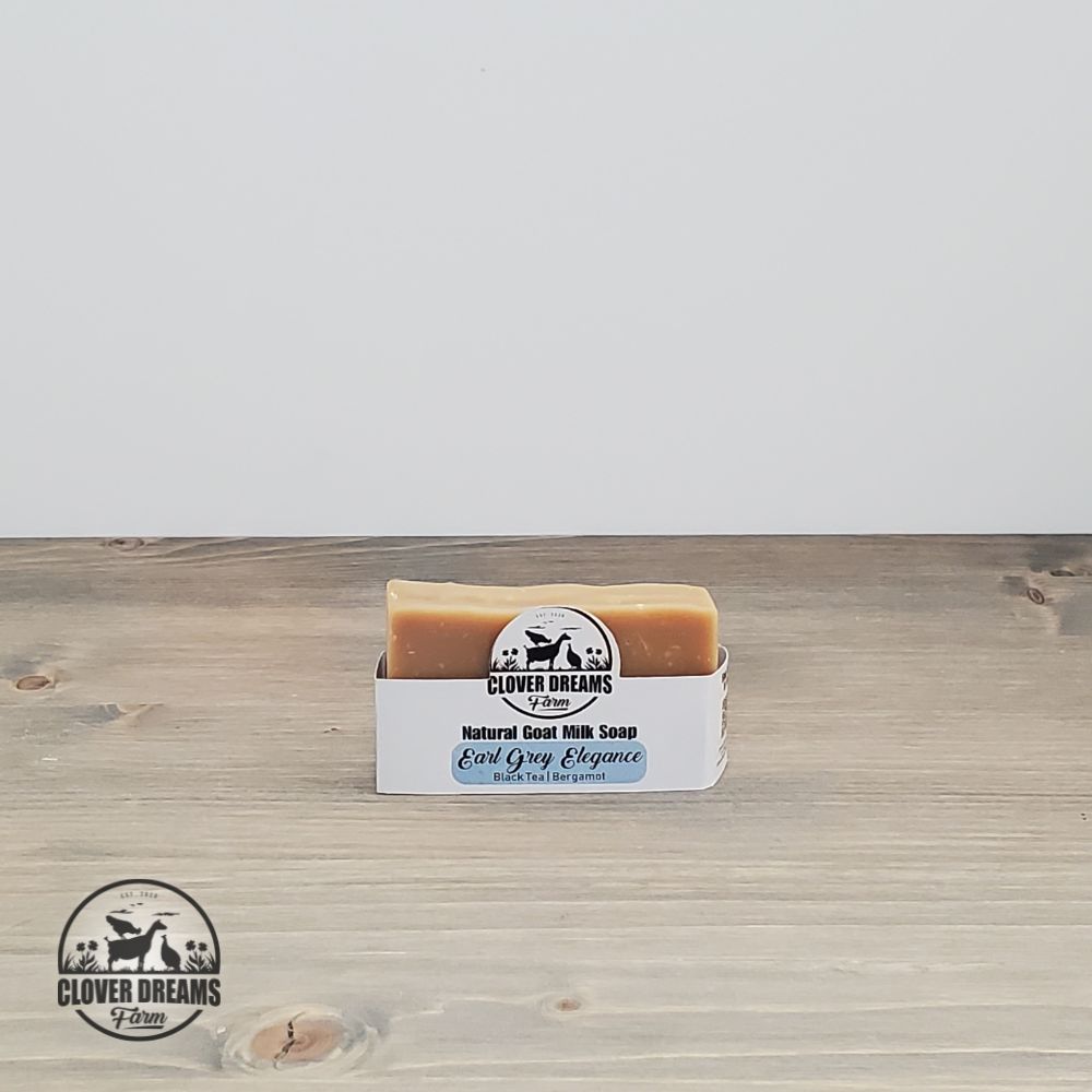 Earl Grey Elegance Goat Milk Soap Luxurious Black Tea and Bergamot Bliss