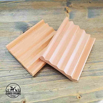 Elevation Style Wood Soap Dish - 1 Dish